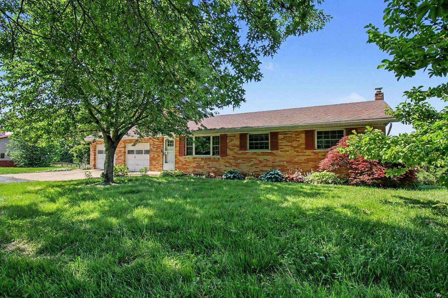 6.67 Acres of Land with Home for Sale in Sunman, Indiana