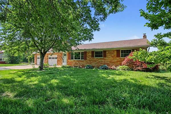 6.67 Acres of Land with Home for Sale in Sunman, Indiana