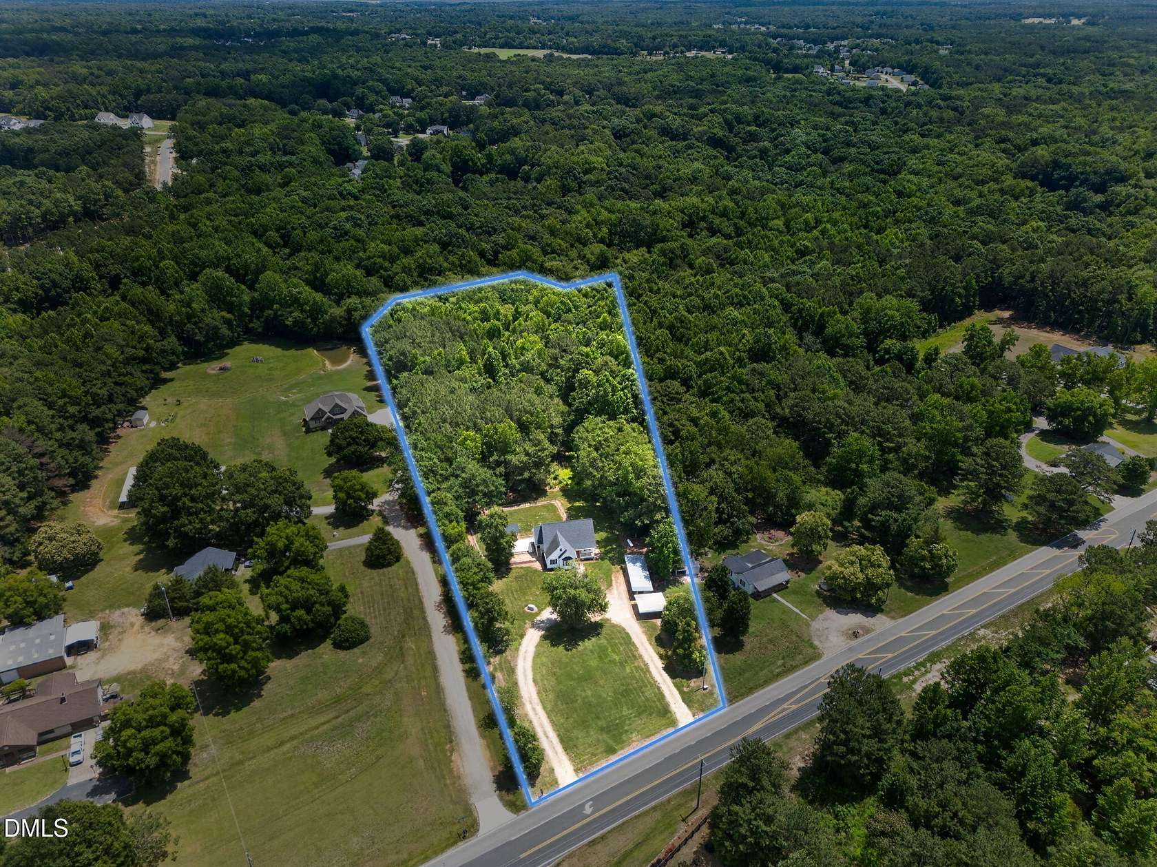 4 Acres of Land with Home for Sale in Raleigh, North Carolina