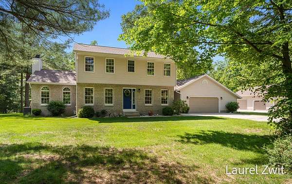 9.55 Acres of Land with Home for Sale in Whitehall, Michigan