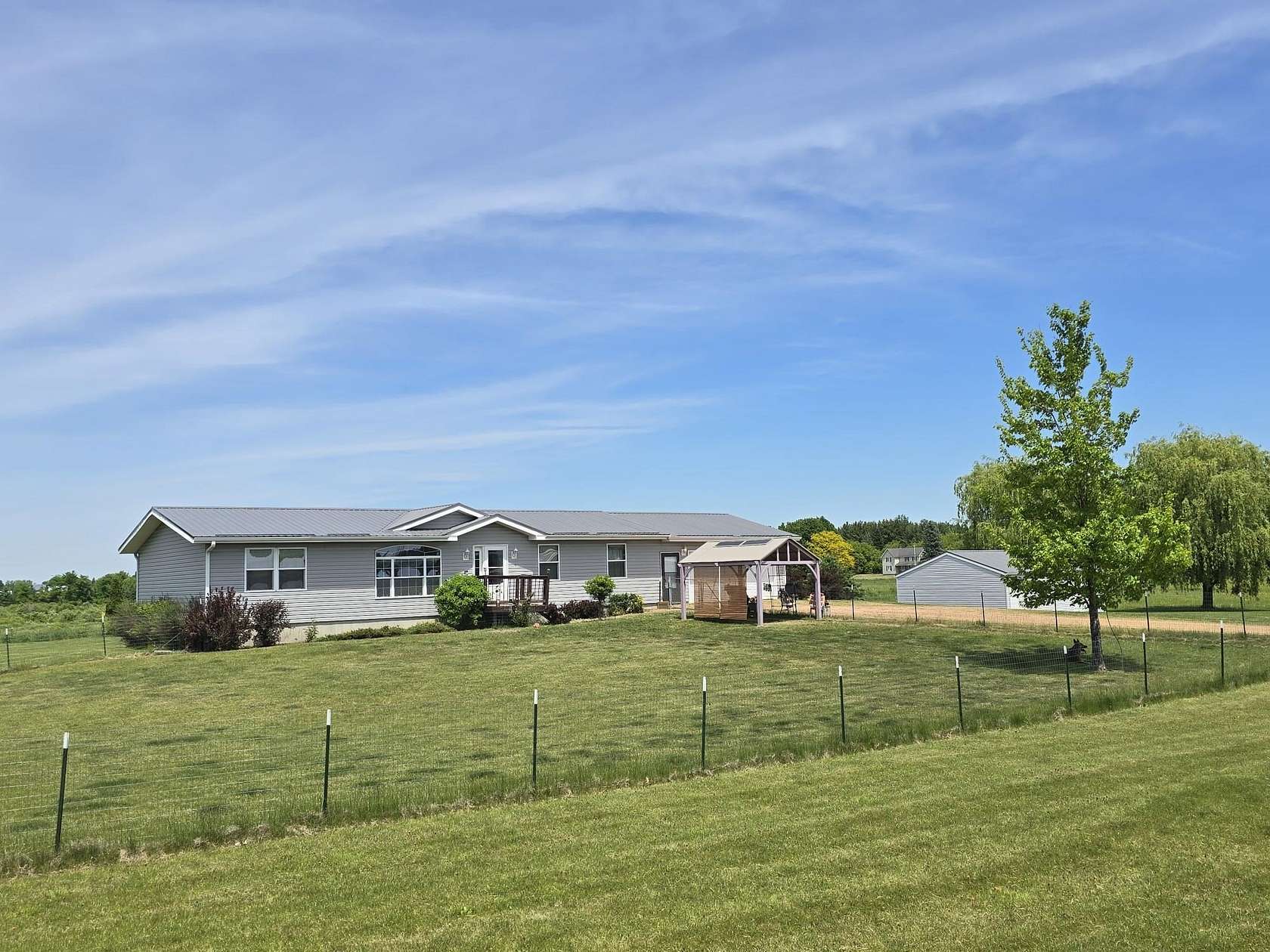 4.82 Acres of Land with Home for Sale in Arpin, Wisconsin