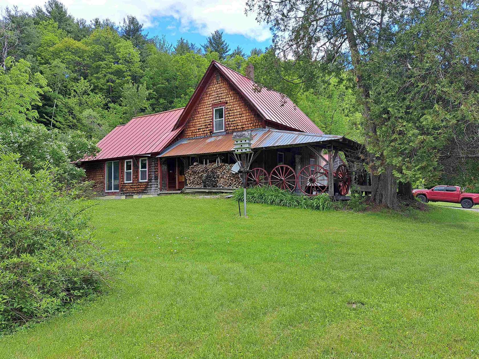 27.3 Acres of Recreational Land with Home for Sale in Plainfield, New Hampshire