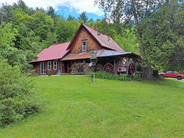 27.3 Acres of Recreational Land with Home for Sale in Plainfield, New Hampshire
