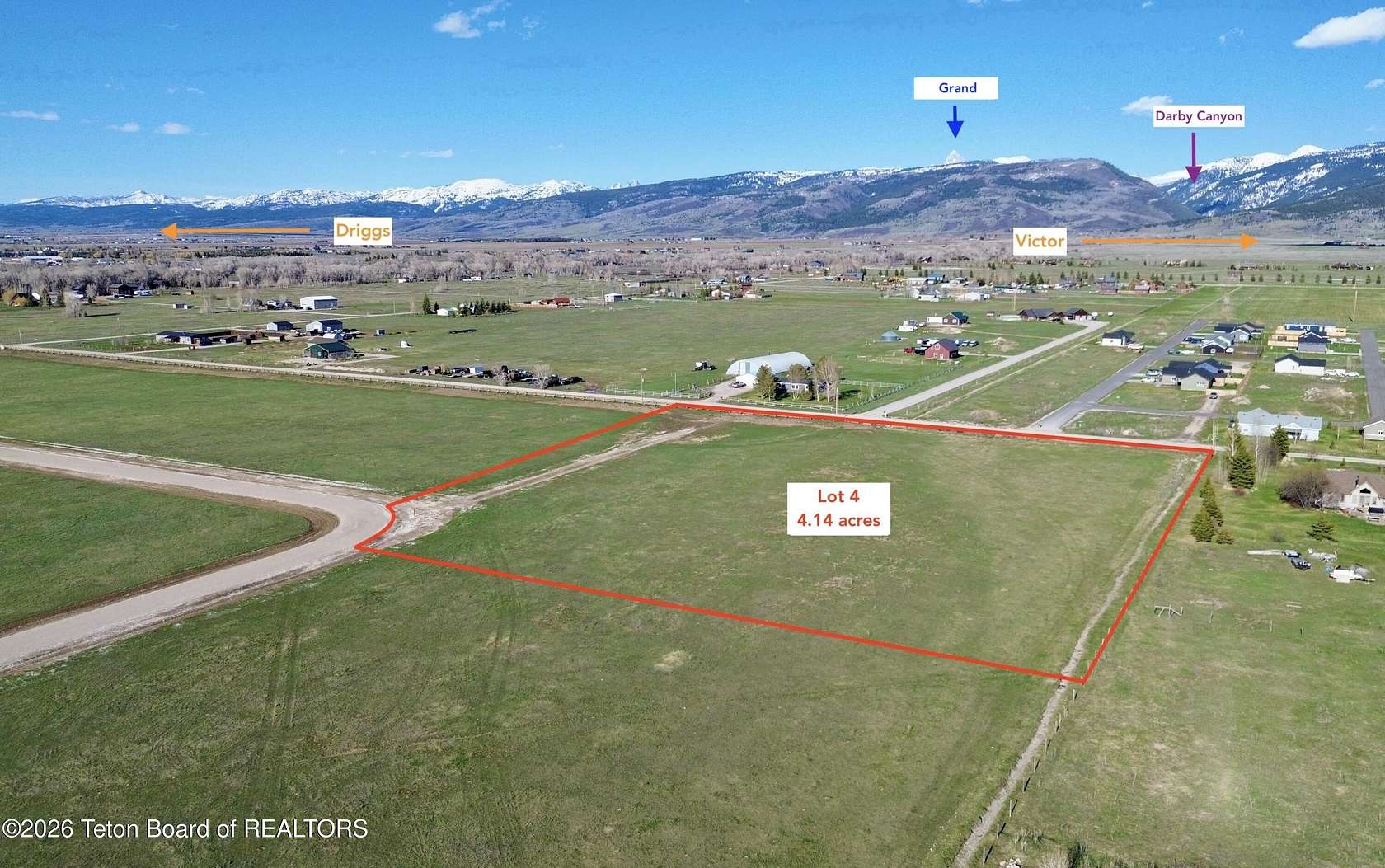 4.14 Acres of Residential Land for Sale in Victor, Idaho