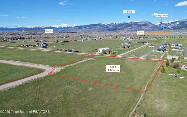 4.14 Acres of Residential Land for Sale in Victor, Idaho