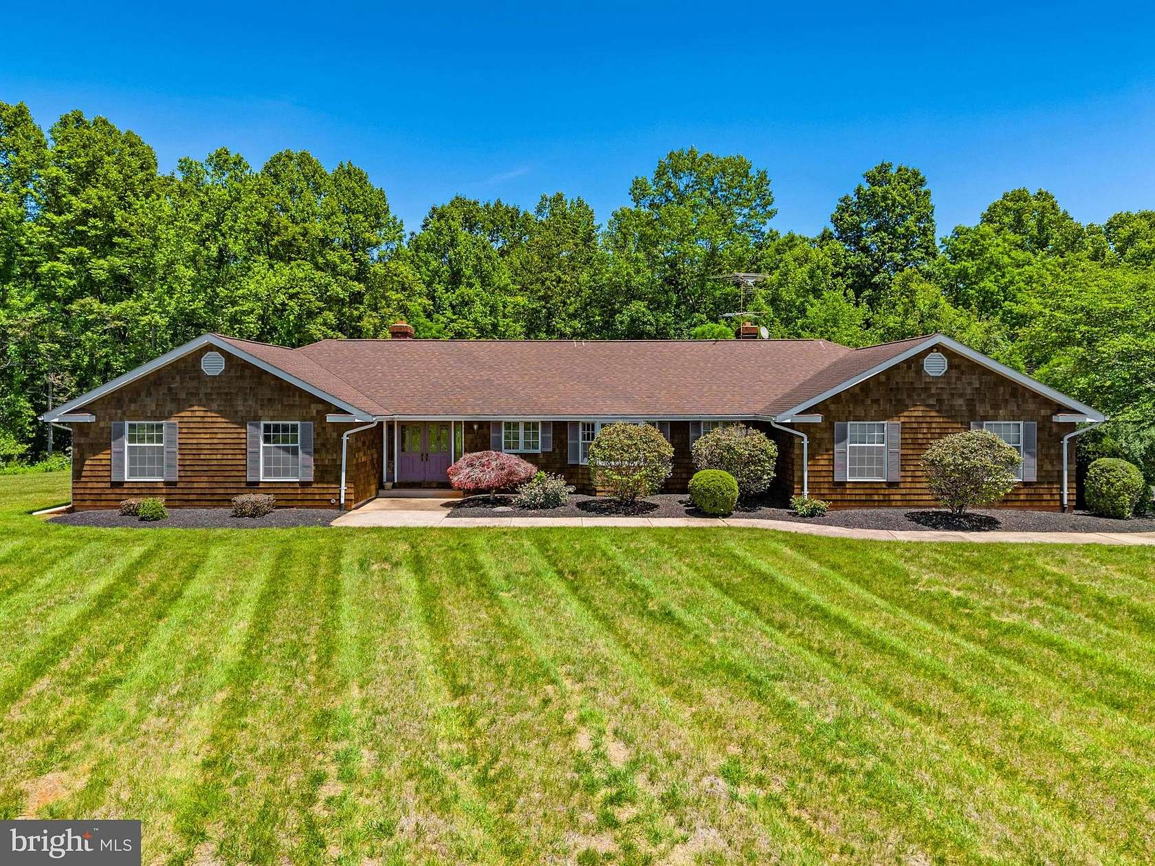 45.4 Acres of Recreational Land with Home for Sale in Castleton, Virginia