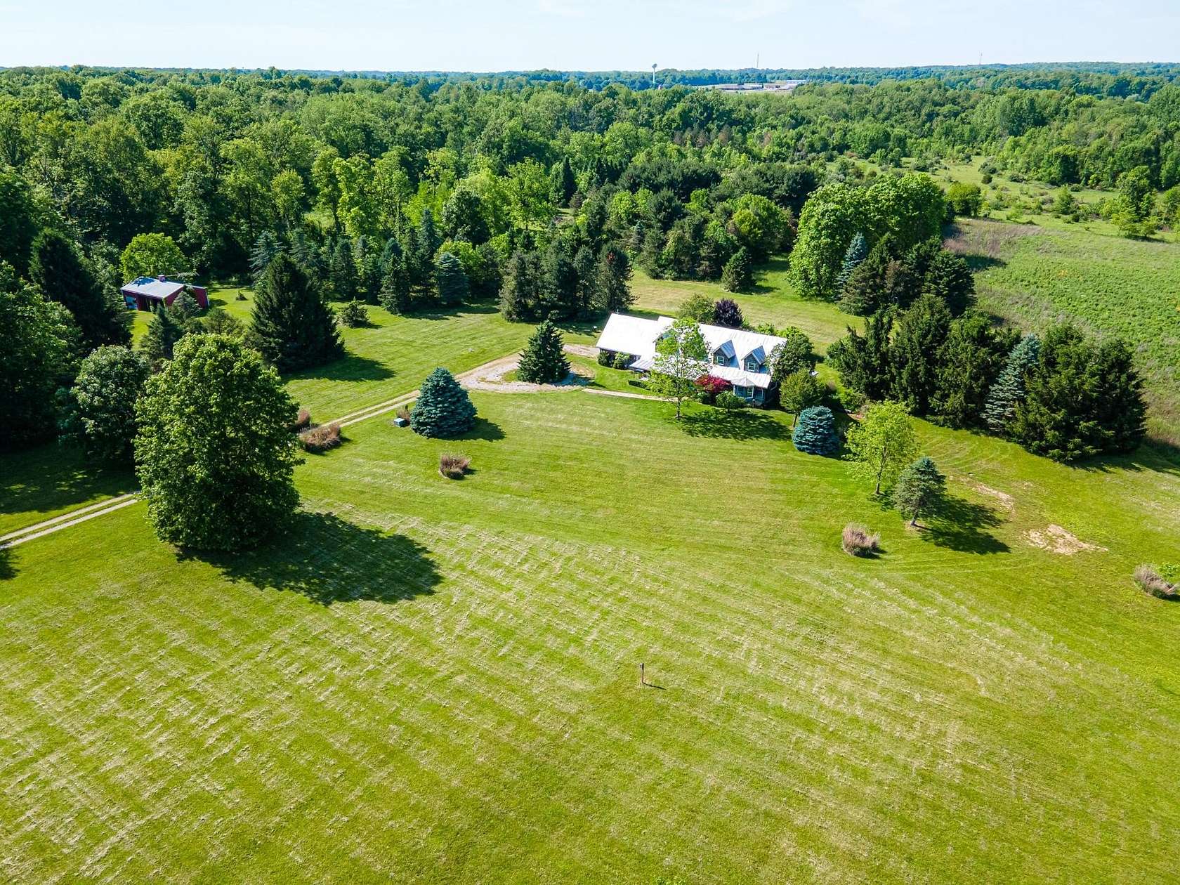 34.1 Acres of Recreational Land with Home for Sale in Mount Gilead, Ohio