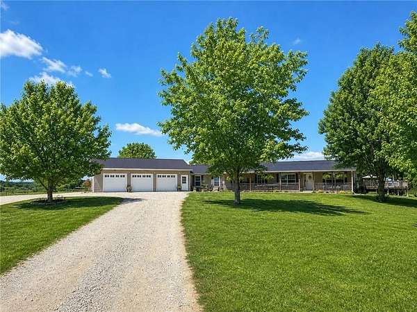 40 Acres of Agricultural Land with Home for Sale in Tina, Missouri