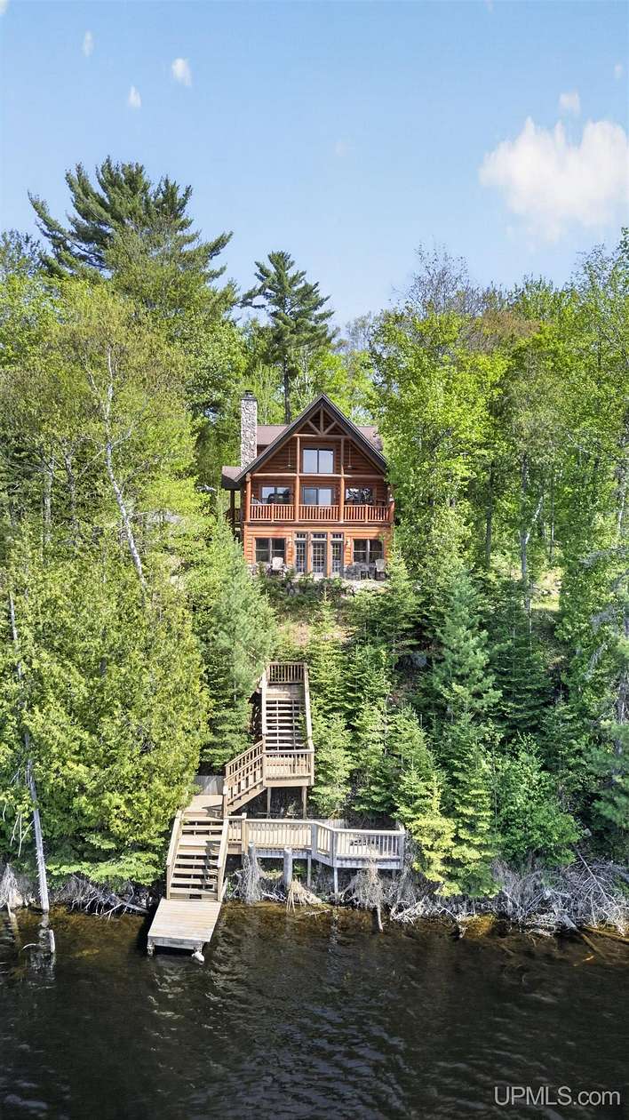 47 Acres of Recreational Land with Home for Sale in Michigamme, Michigan
