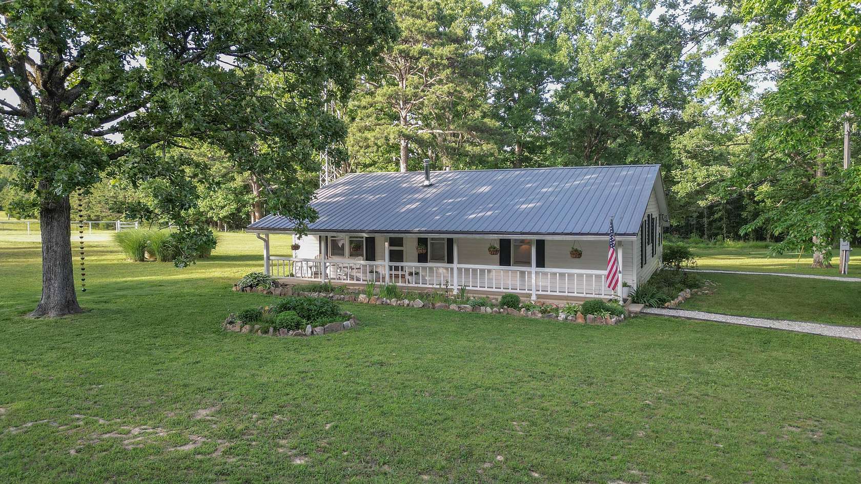 9.58 Acres of Land with Home for Sale in Bucyrus, Missouri