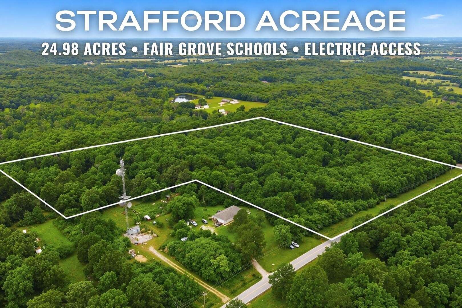 25 Acres of Recreational & Residential Land for Sale in Strafford, Missouri