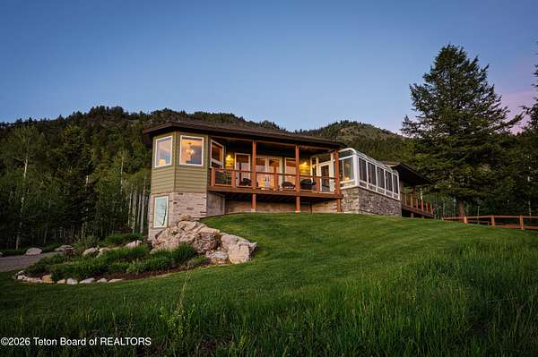 5 Acres of Land with Home for Sale in Star Valley Ranch, Wyoming