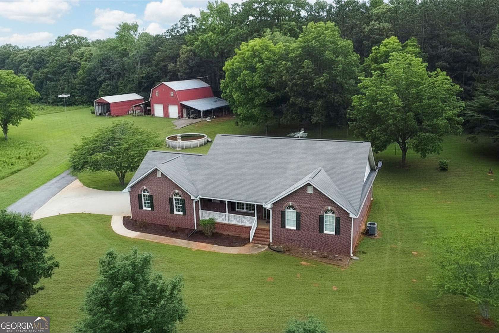 17.7 Acres of Land with Home for Sale in McDonough, Georgia