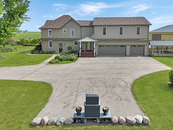 3 Acres of Land with Home for Sale in Lena, Illinois