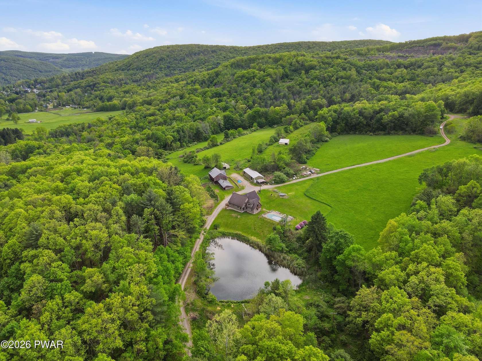 110 Acres of Land with Home for Sale in Susquehanna, Pennsylvania
