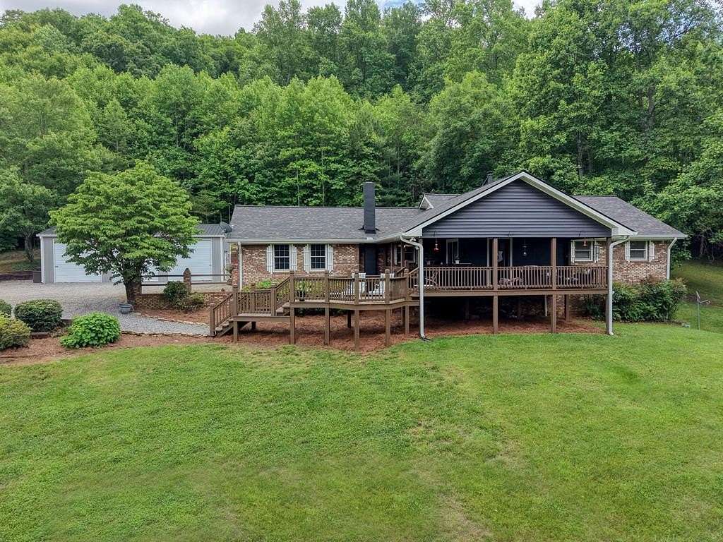 3.75 Acres of Land with Home for Sale in Hiawassee, Georgia