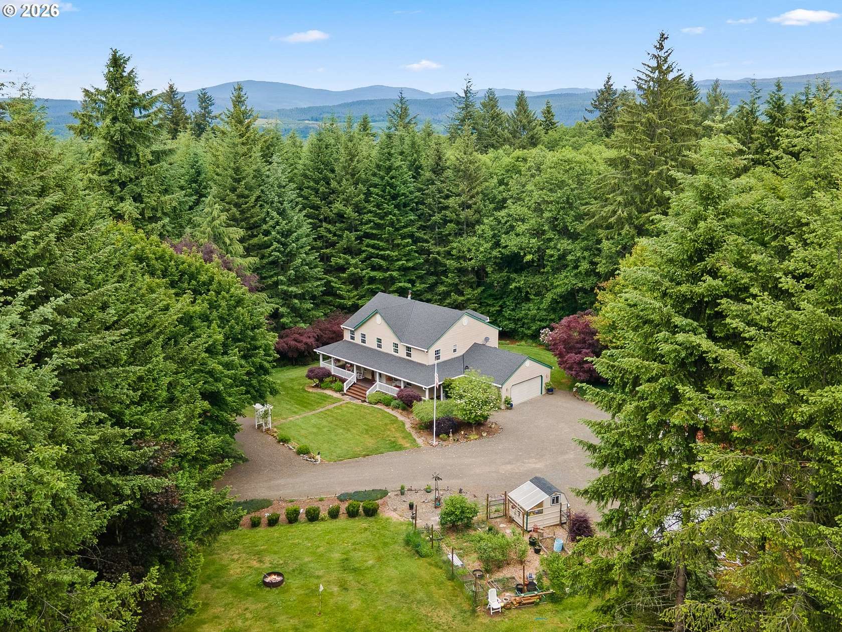 5.69 Acres of Land with Home for Sale in Sandy, Oregon