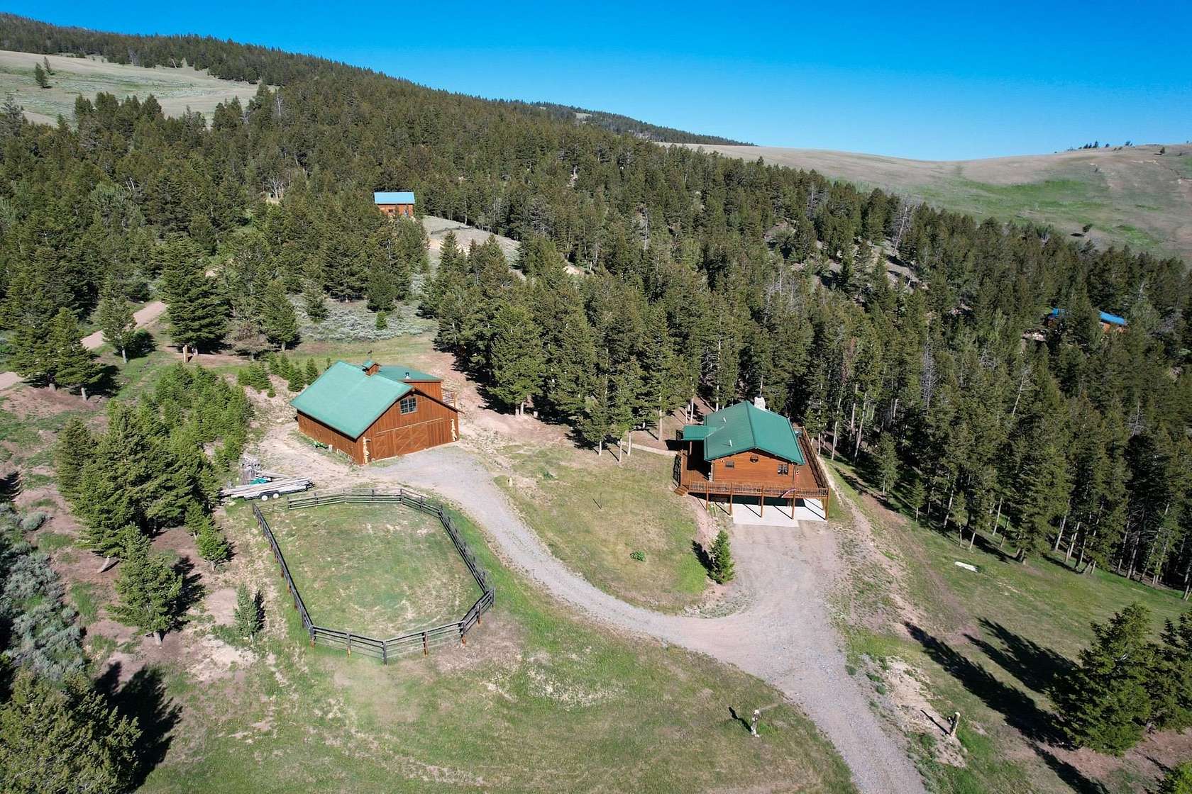 3.65 Acres of Land with Home for Sale in Dubois, Wyoming