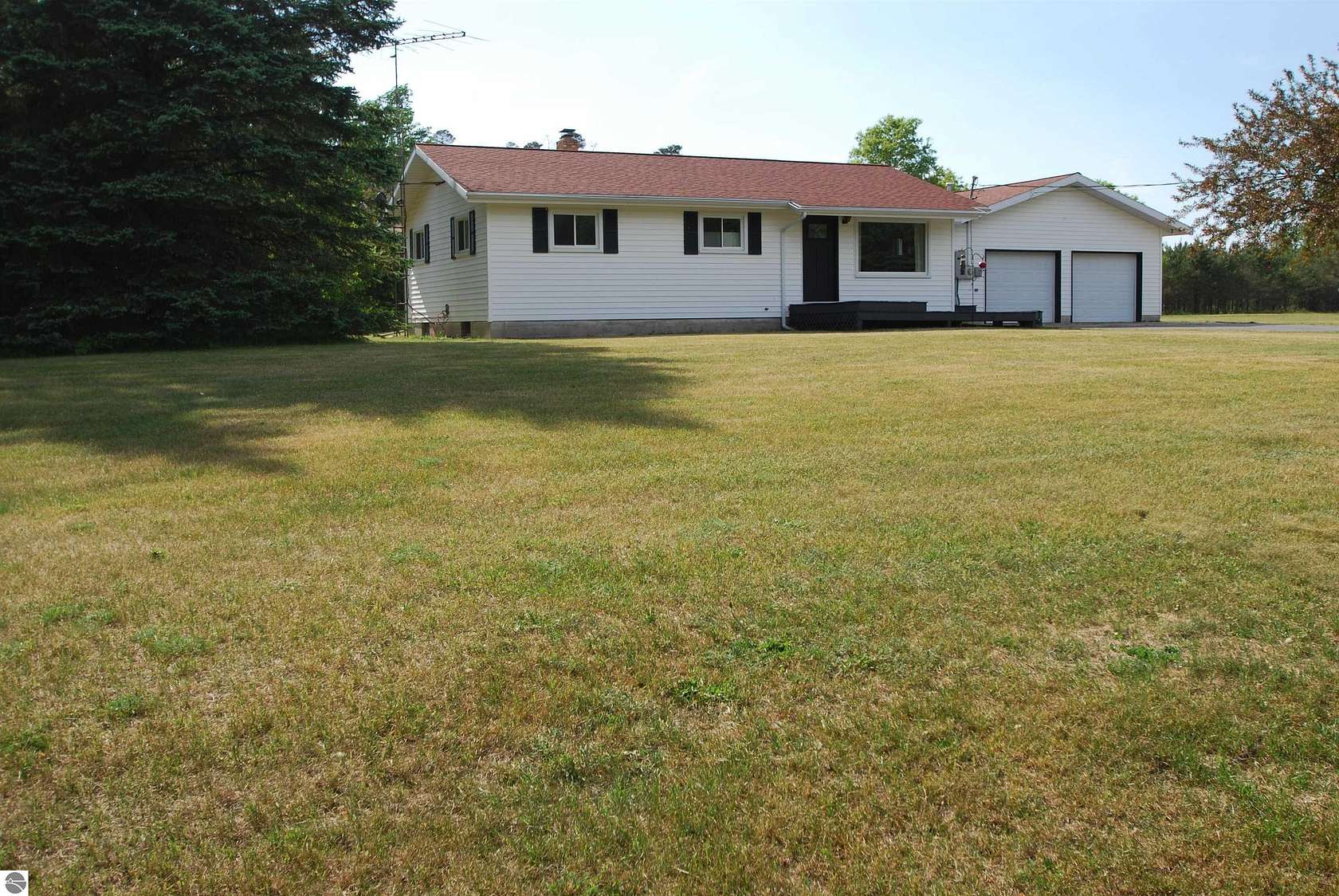 3.17 Acres of Land with Home for Sale in Lupton, Michigan