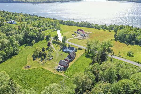 10 Acres of Land with Home for Sale in Stockton Springs, Maine