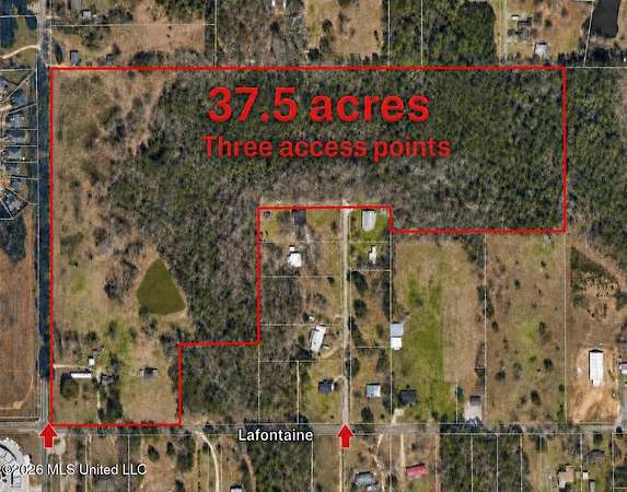 37.5 Acres of Agricultural & Residential Land for Sale in Gulfport, Mississippi