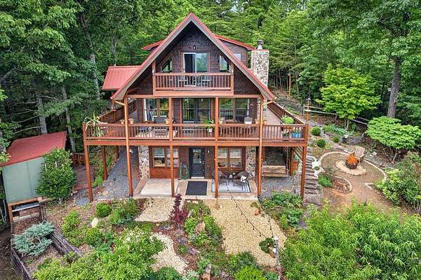 2 Acres of Land with Home for Sale in Blue Ridge, Georgia