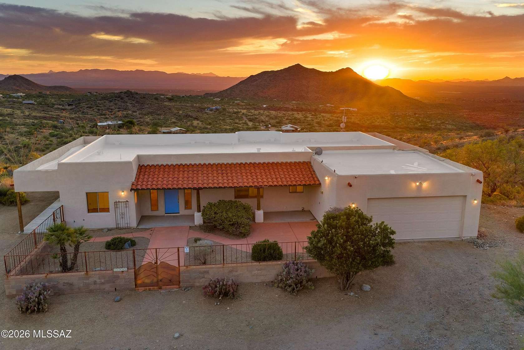 9.77 Acres of Land with Home for Sale in Vail, Arizona