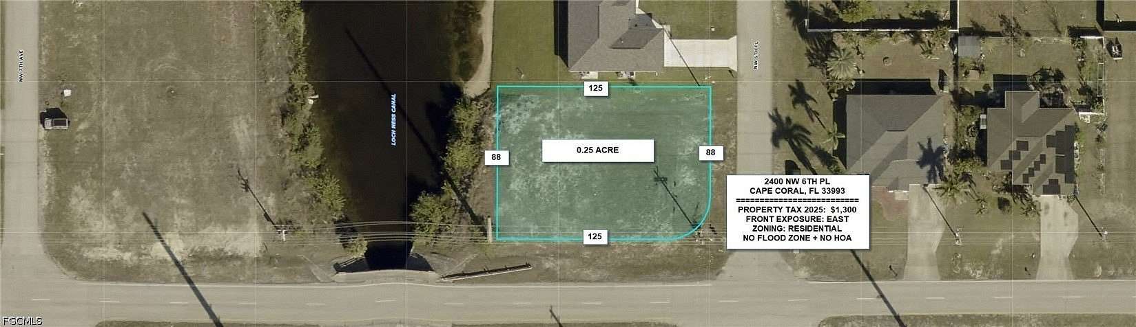 0.26 Acres of Residential Land for Sale in Cape Coral, Florida
