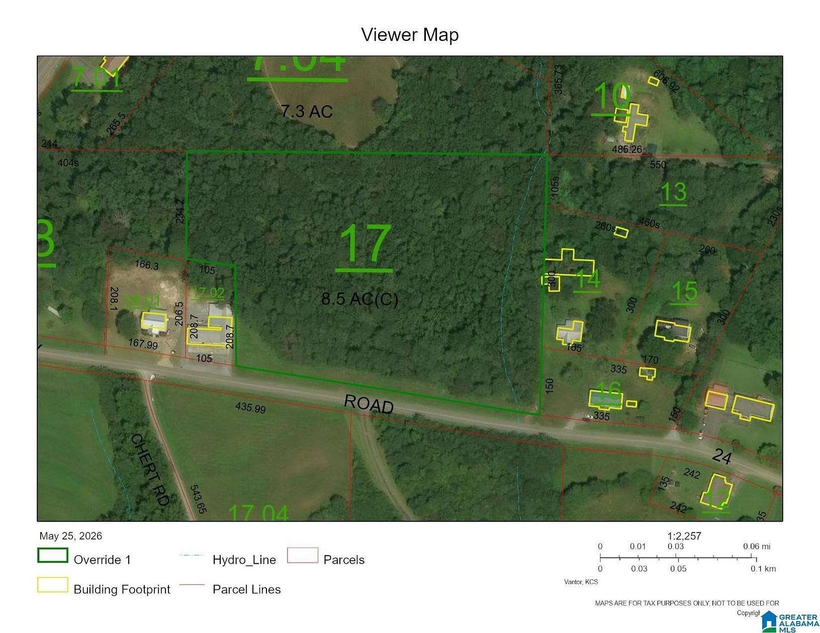 8.5 Acres of Land for Sale in Highland Lake, Alabama