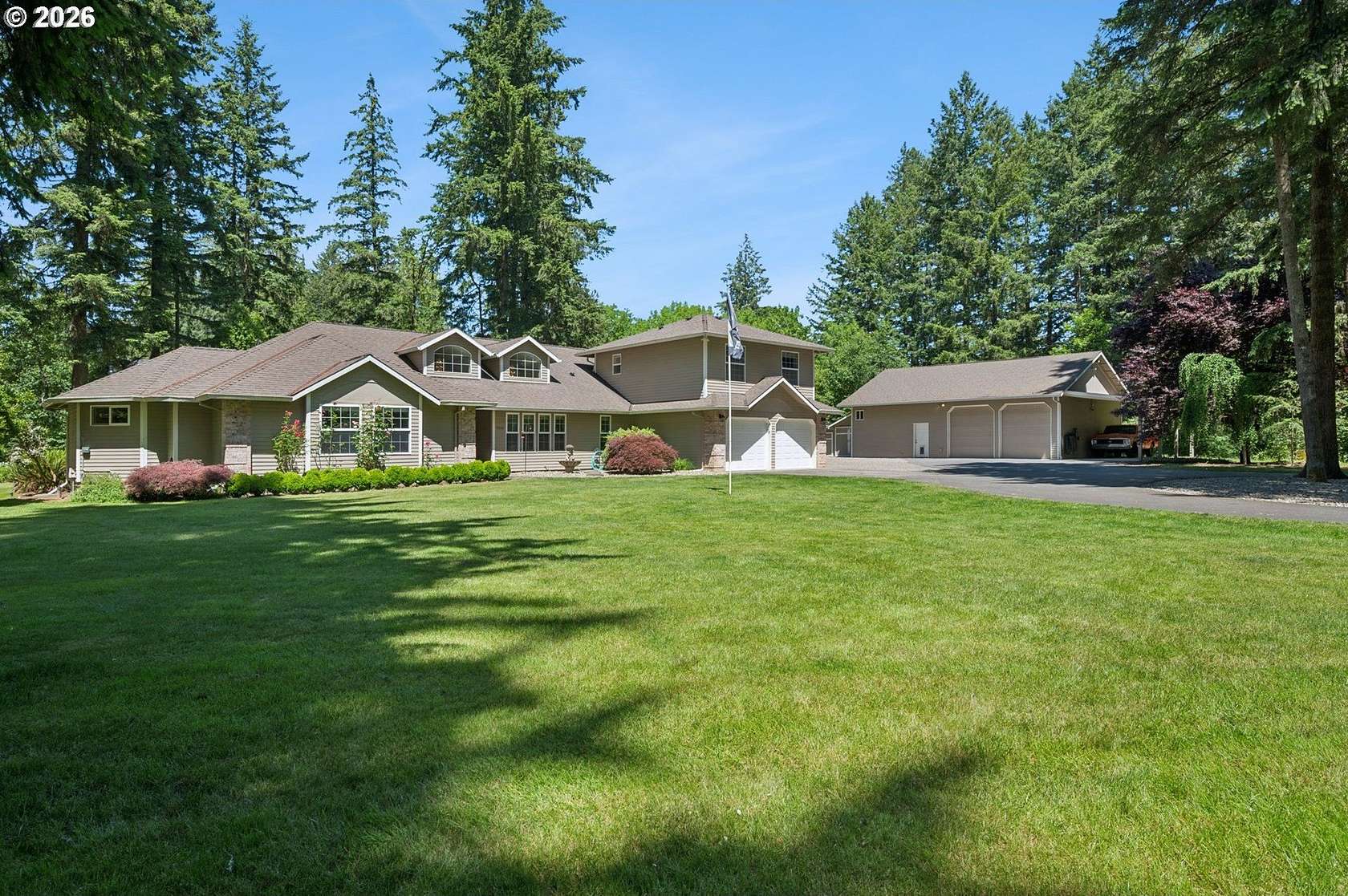 5 Acres of Land with Home for Sale in Battle Ground, Washington