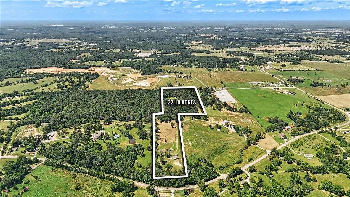 22.1 Acres of Recreational Land with Home for Sale in Gravette, Arkansas