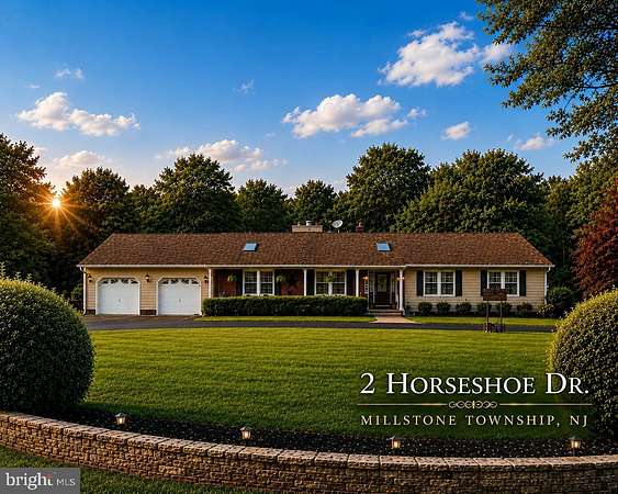 2.3 Acres of Land with Home for Sale in Millstone Township, New Jersey
