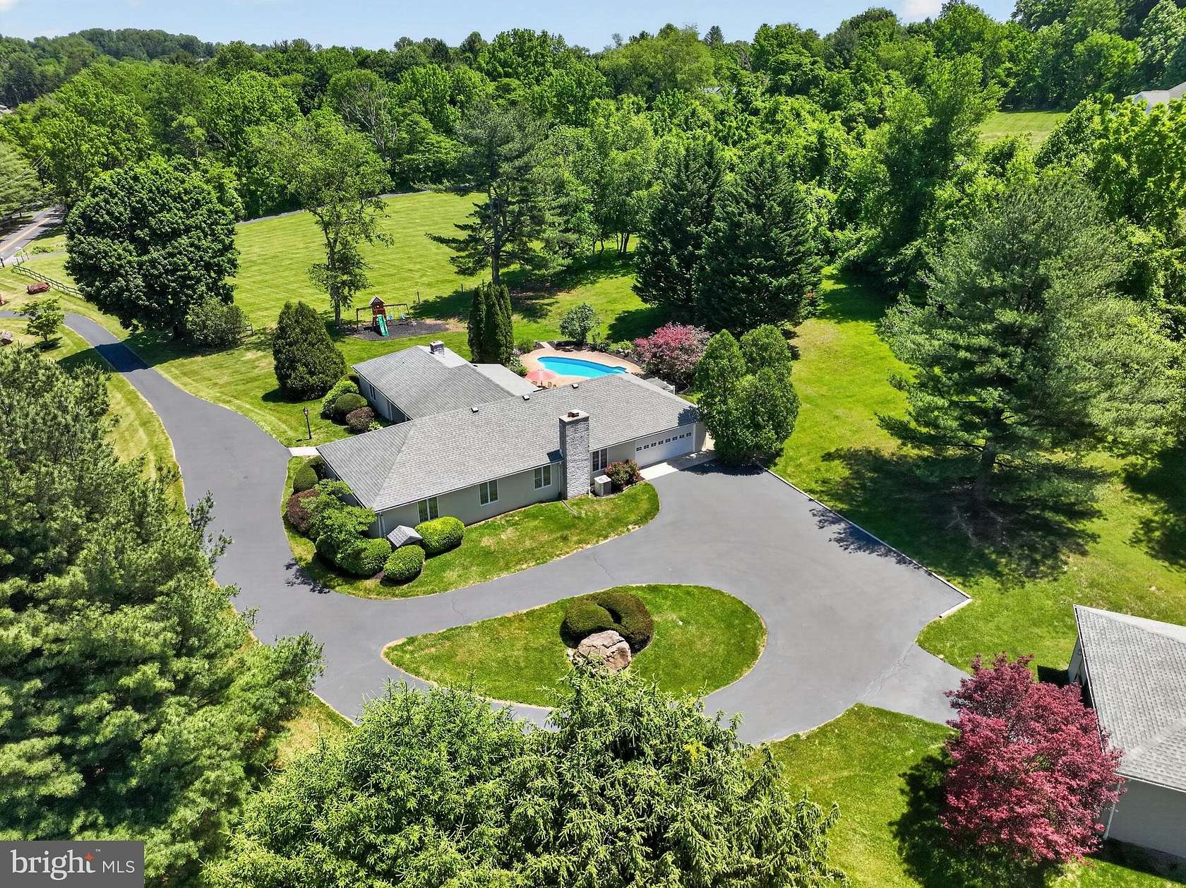5 Acres of Land with Home for Sale in Chester Springs, Pennsylvania