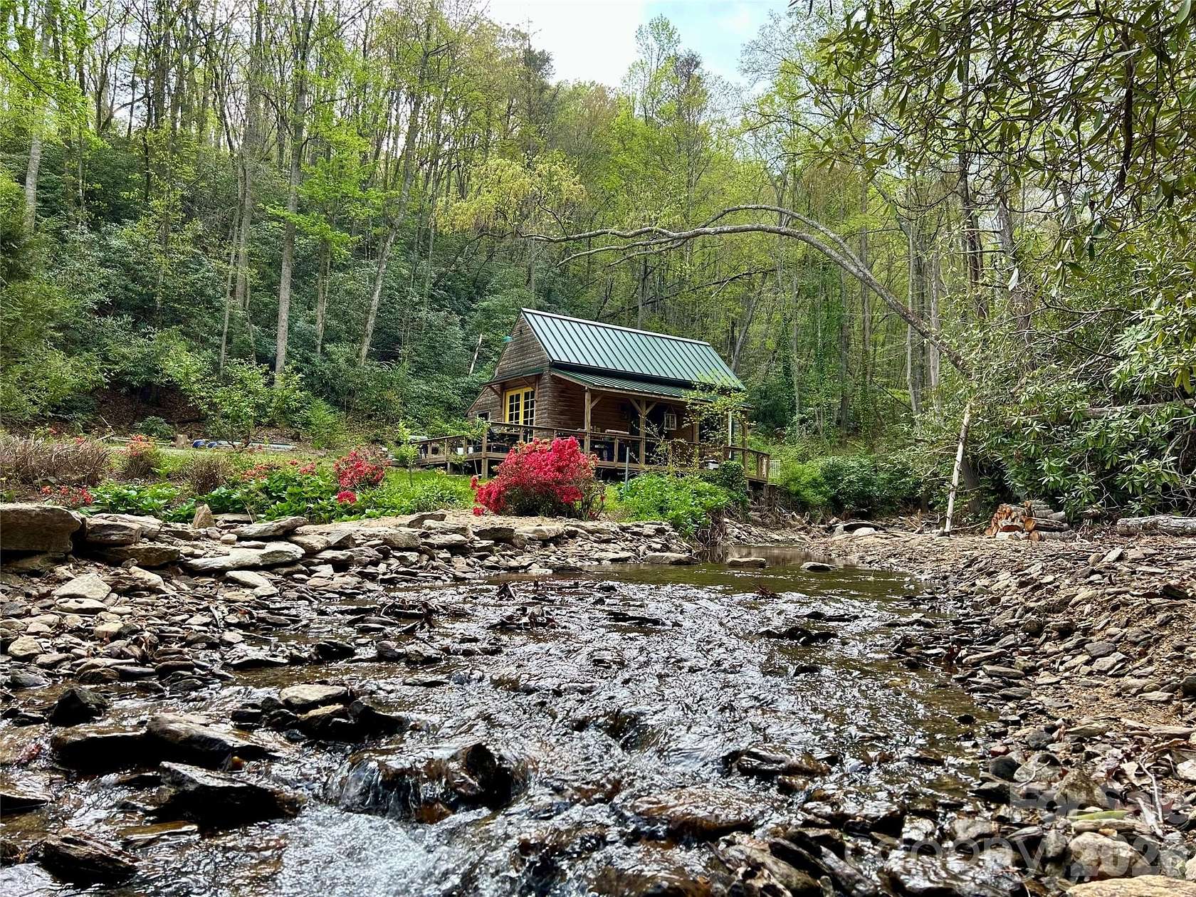 80 Acres of Land with Home for Sale in Black Mountain, North Carolina