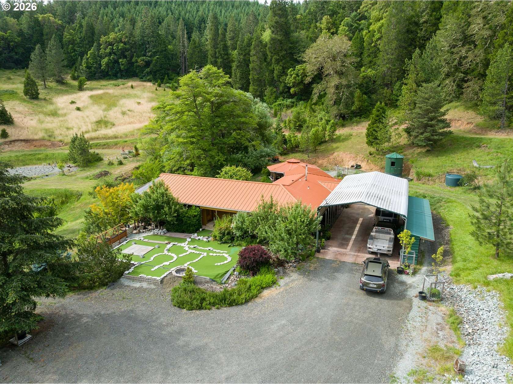 158 Acres of Recreational Land with Home for Sale in Myrtle Creek, Oregon
