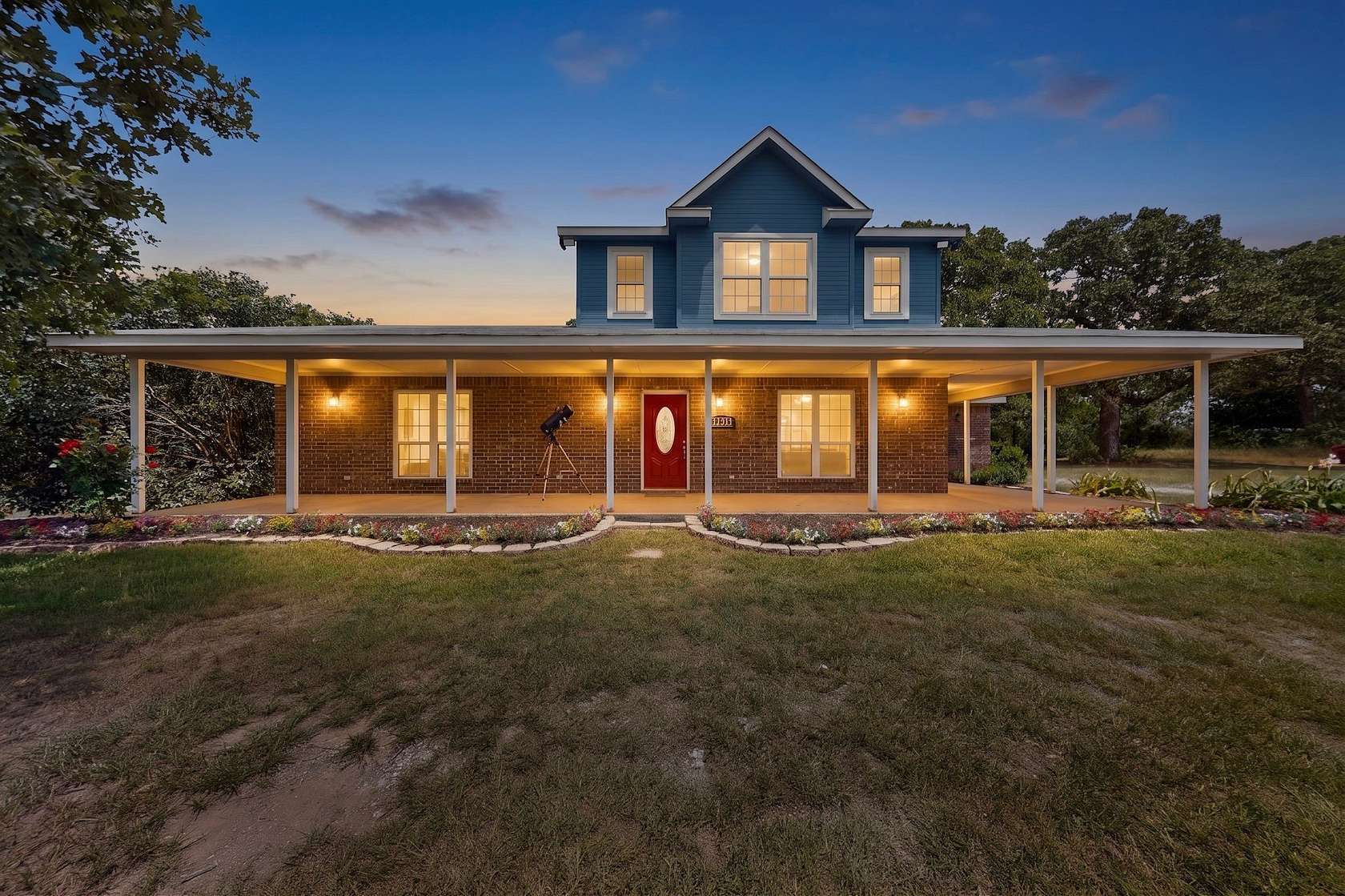 6.88 Acres of Land with Home for Sale in Terrell, Texas