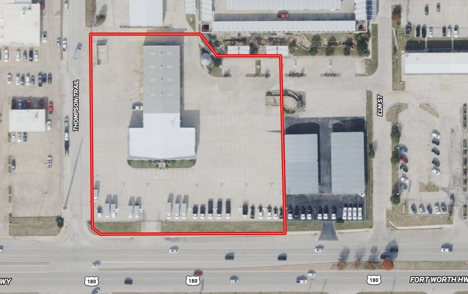 2.6 Acres of Commercial Land for Lease in Hudson Oaks, Texas