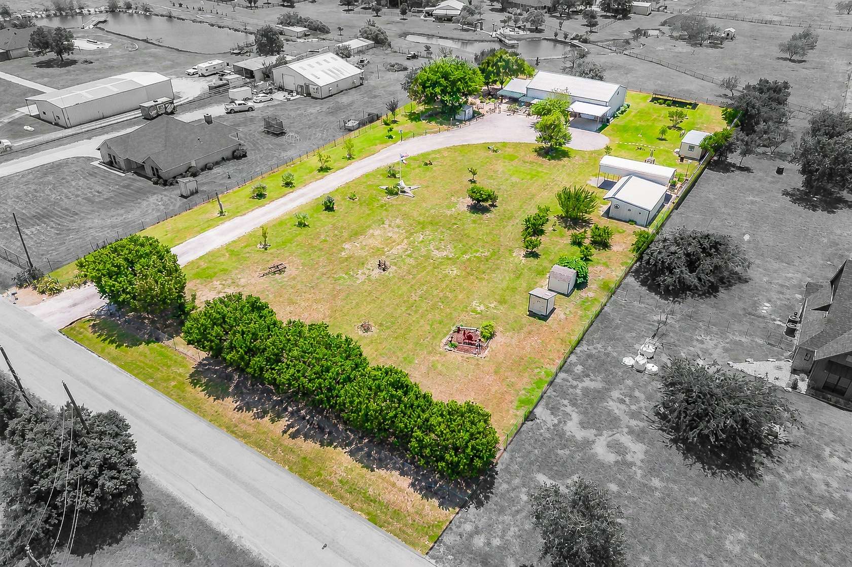 1.75 Acres of Land with Home for Sale in Haslet, Texas