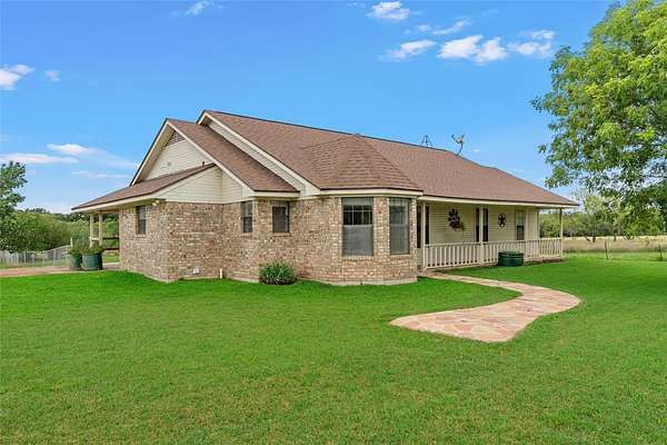 6.65 Acres of Land with Home for Sale in Axtell, Texas