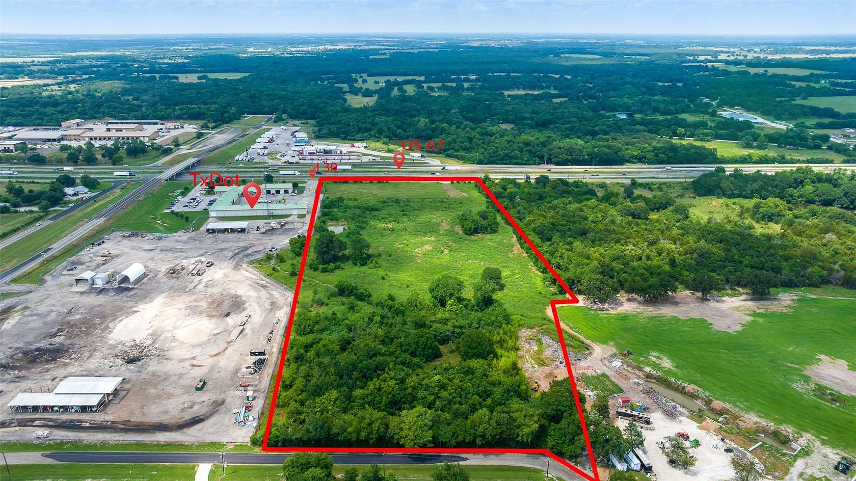 16 Acres of Commercial Land for Sale in Greenville, Texas