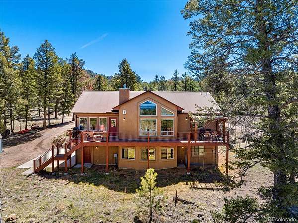 10 Acres of Land with Home for Sale in Lake George, Colorado
