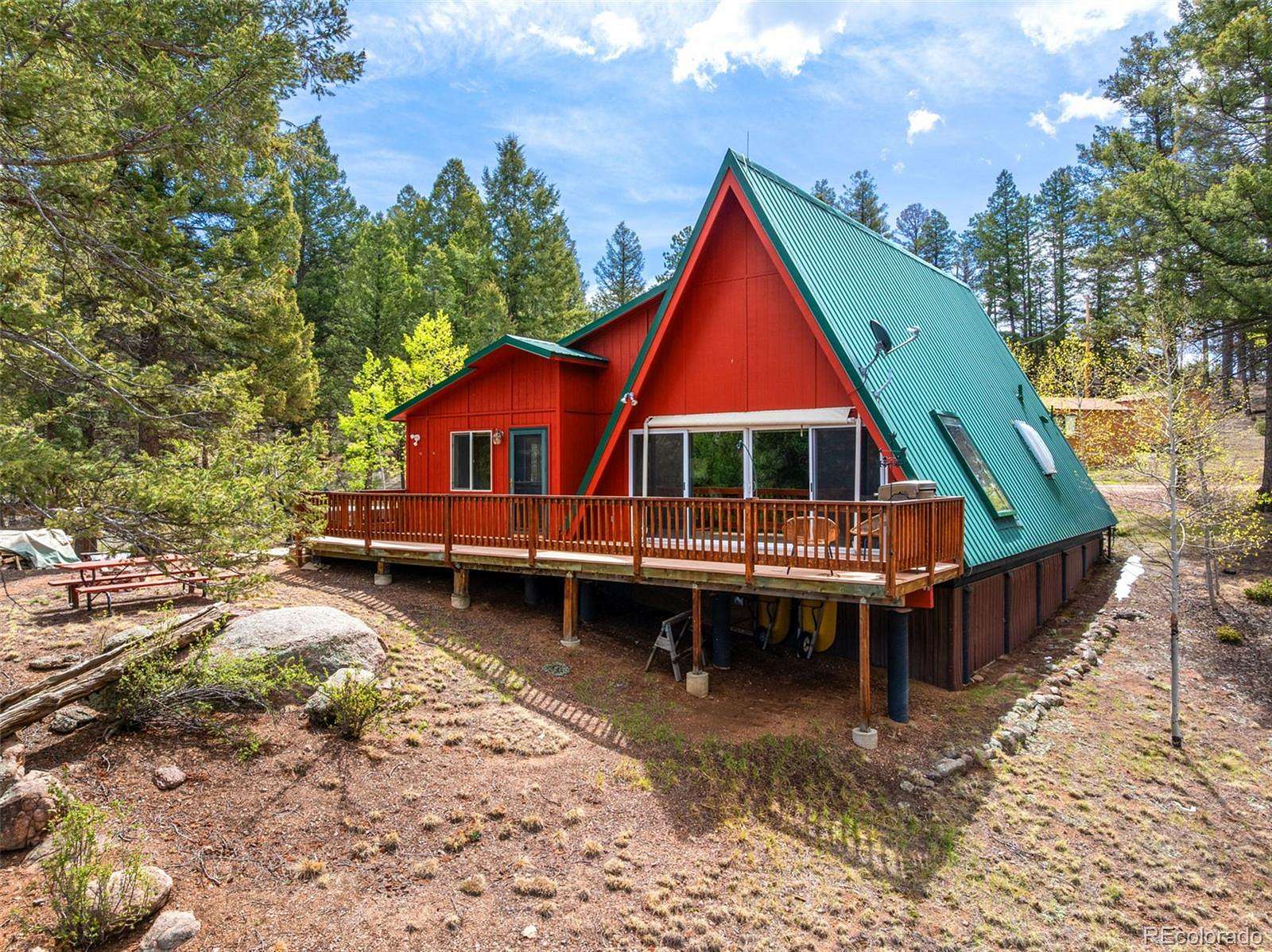 7 Acres of Land with Home for Sale in Lake George, Colorado