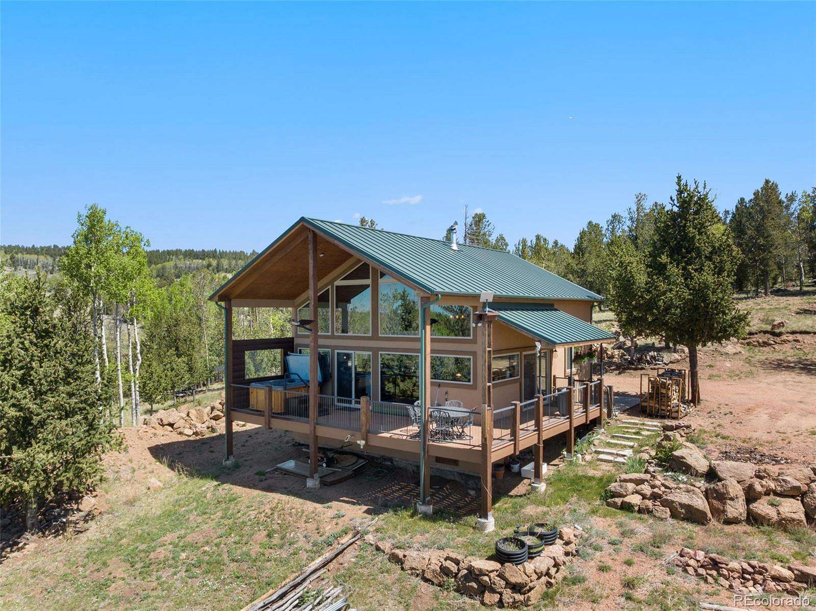 38.6 Acres of Recreational Land with Home for Sale in Victor, Colorado