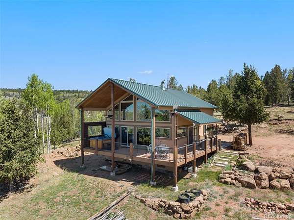 38.6 Acres of Recreational Land with Home for Sale in Victor, Colorado