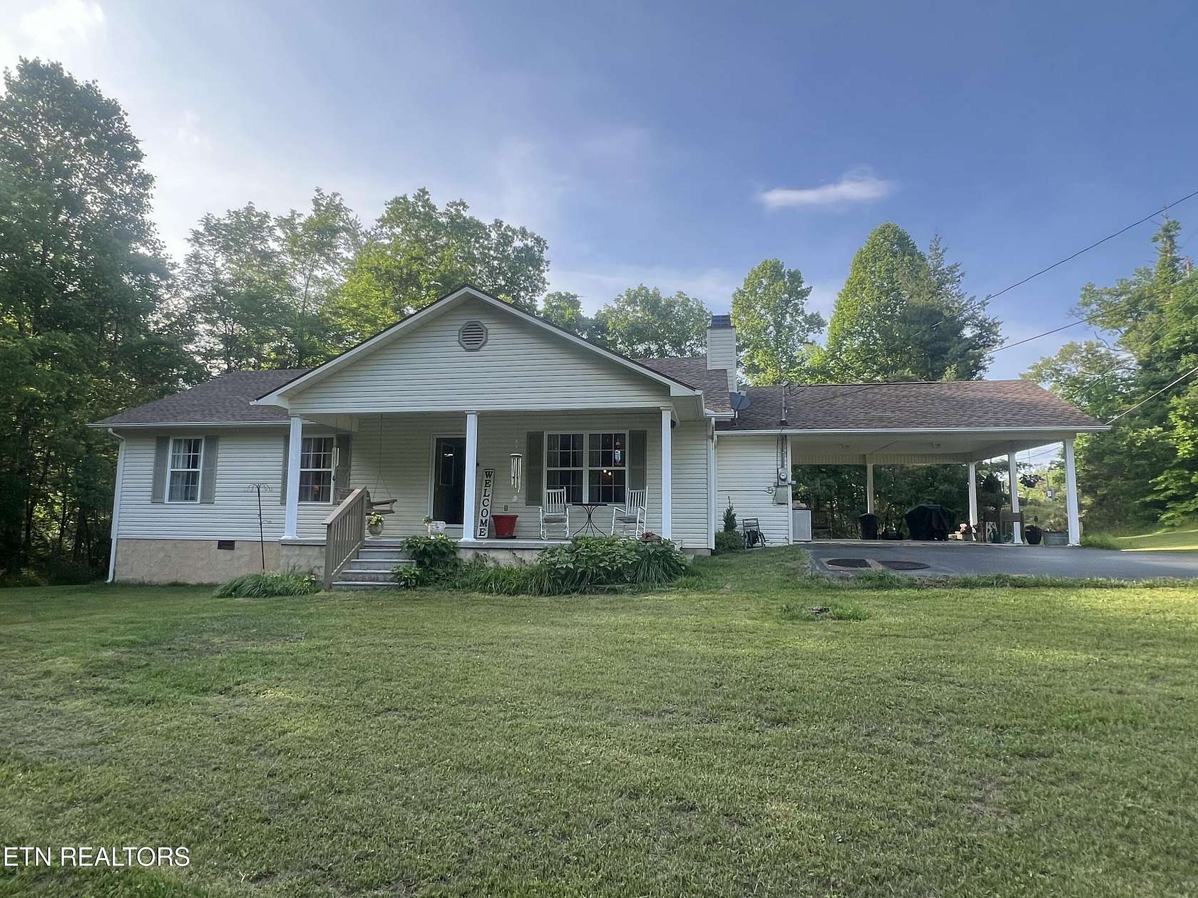 10 Acres of Land with Home for Sale in Lancing, Tennessee