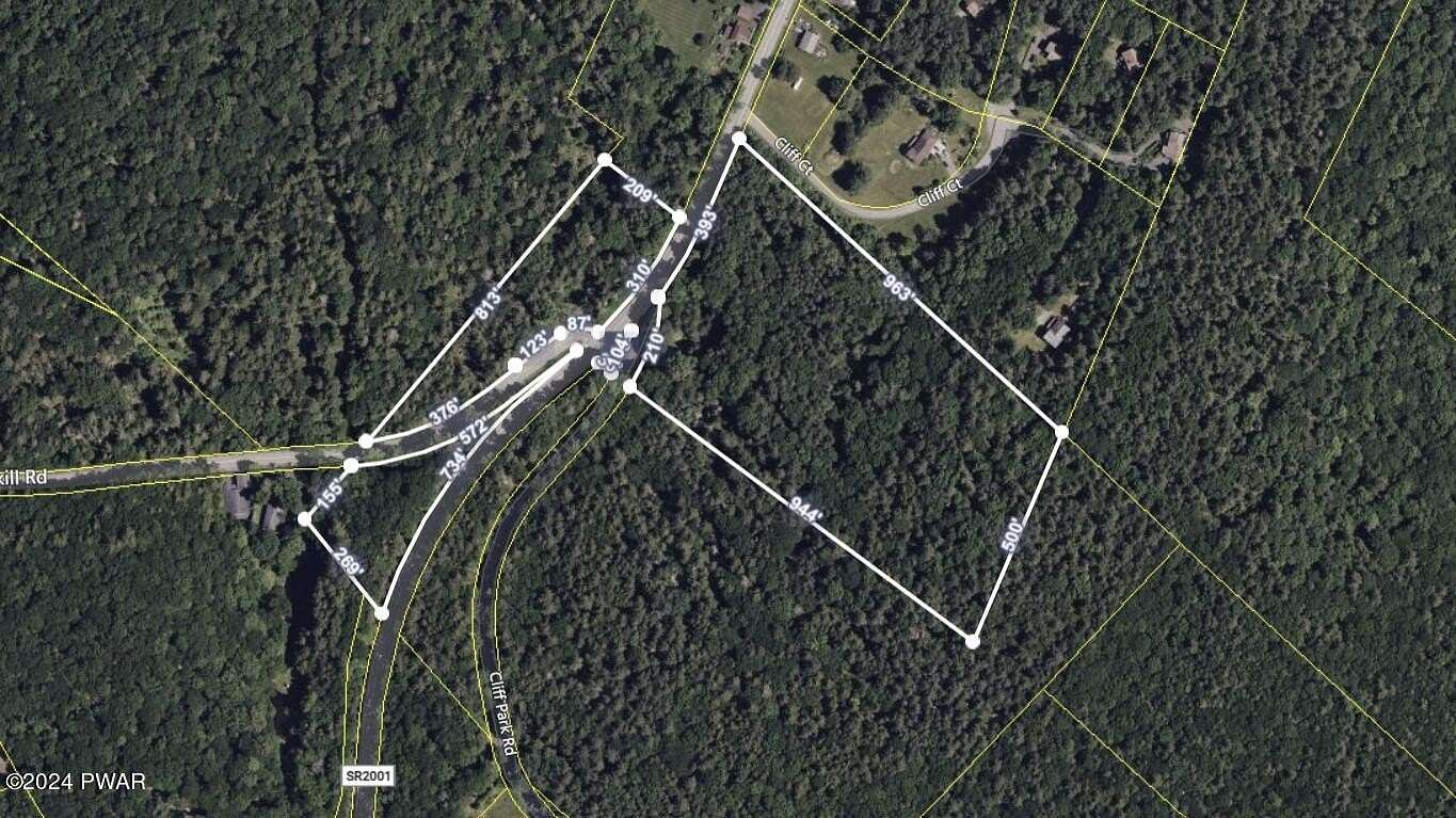 18 Acres of Recreational & Residential Land for Sale in Milford, Pennsylvania