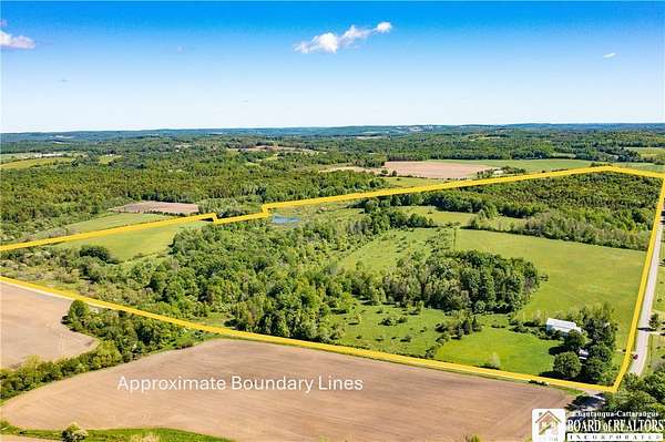 195 Acres of Land with Home for Sale in Sherman, New York