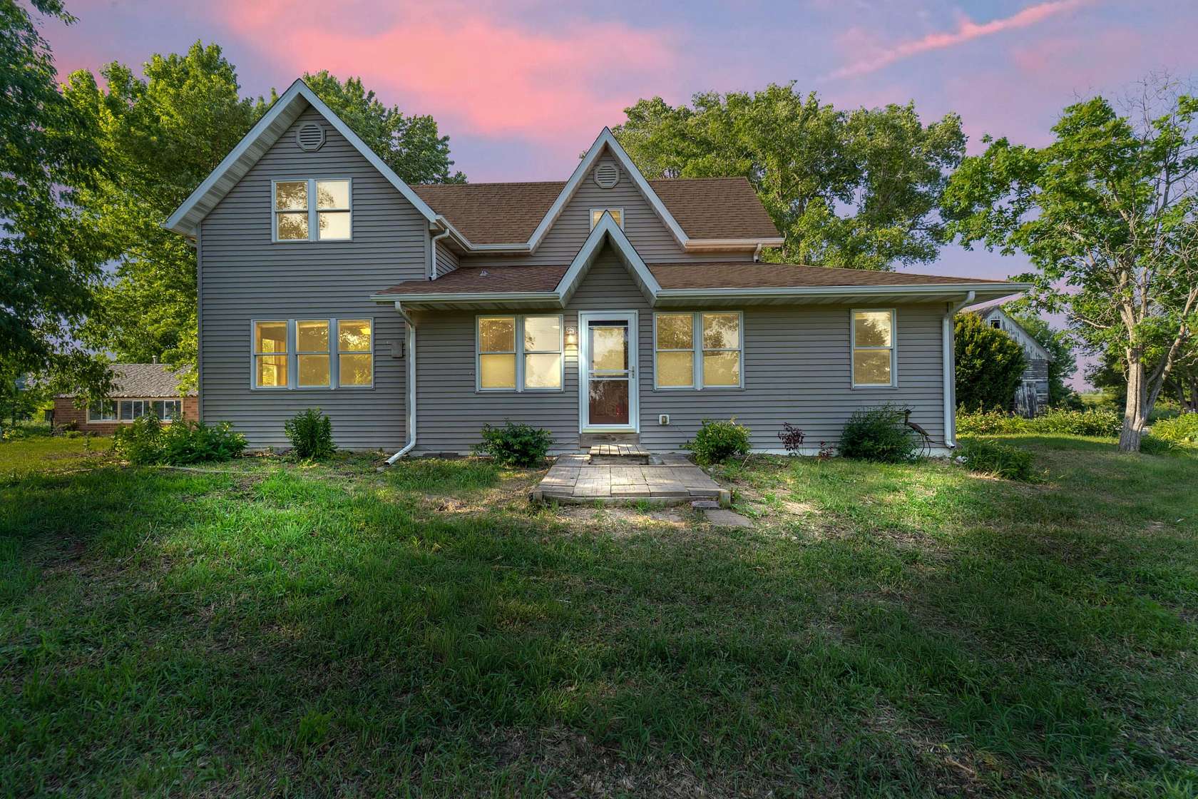 3.77 Acres of Land with Home for Sale in Nevada, Iowa