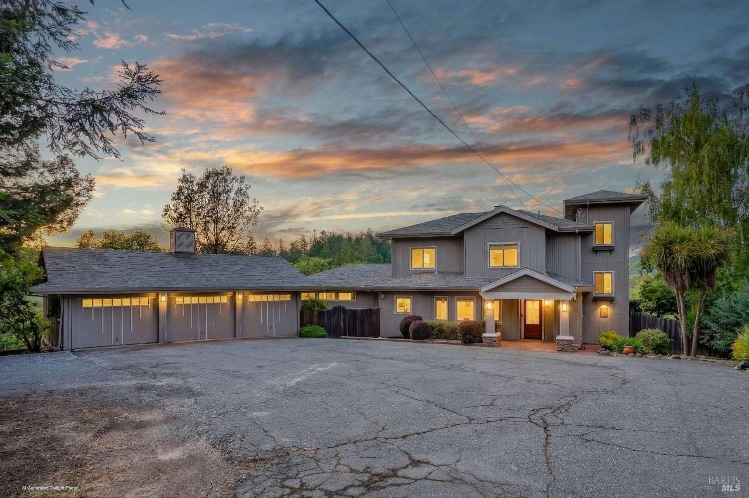 2.5 Acres of Land with Home for Sale in Forestville, California