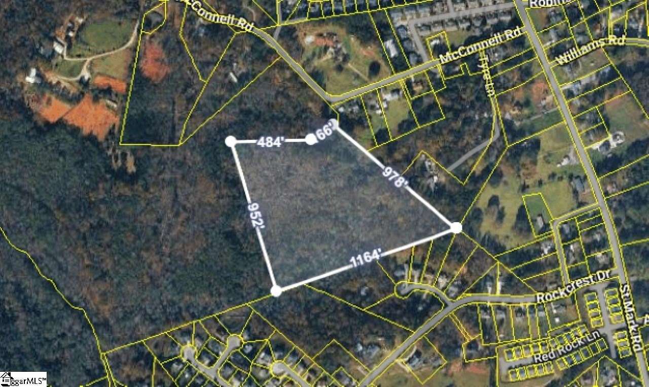 17.8 Acres of Land for Sale in Taylors, South Carolina